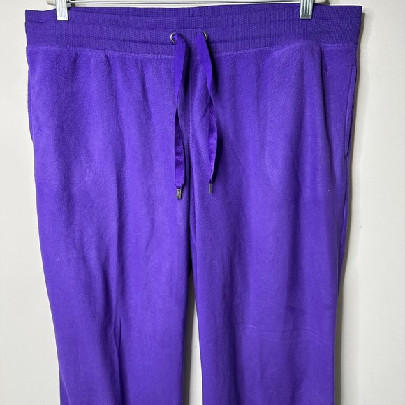 Danskin Purple Sweatpants Women's XL - Picture 2 of 4